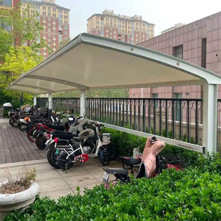 襄垣县膜结构电动车棚